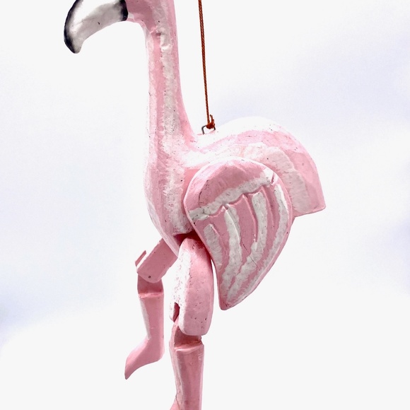 Monkey Business Flamingo Ornament - Picture 2 of 2